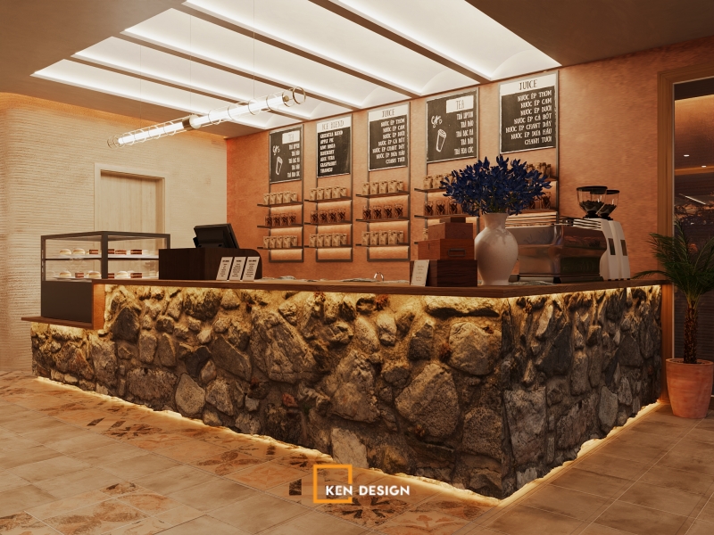 Thiết kế quán VCV Coffee tại Thái Nguyên